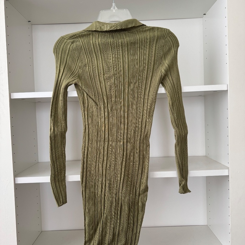 PRINCESS POLLY Ribbed Downtown Mini Dress - Picture 4 of 5
